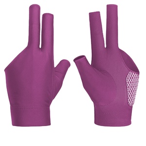 Guantes de Billar Unisex Modelo 005, Diseño Abierto de Tres Dedos, Resistentes, Transpirables, de Poliéster, para Snooker y Pool - Product Image 1