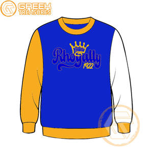 Sudadera de lana de algodón Sigma Gamma Rho personalizada de alta calidad, Jersey bordado, chaqueta para mujer, ropa griega, estilo de hermandad - Product Image 3