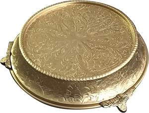 Gorgeous Look Decorative Metal <b>Cake</b> Server <b>Stand</b> Two <b>Tier</b> Shiny Gold Plated Finishing Metal Cup <b>Cake</b> Serving <b>Stand</b> - Product Image 4