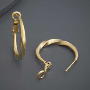 Modernos Aretes 184300, Estilos de Aro y Perno, Aleación de Zinc, Acero Inoxidable, Perlas, Diamantes, Piedras de Moissanita para Fiestas y Eventos - Product Image 3
