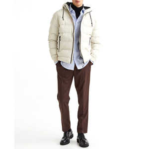 Chaqueta acolchada de diseño personalizado para hombre, chaqueta impermeable de invierno con burbujas, unisex, con estampado de diseño personalizado, ropa informal, 2023 - Product Image 2