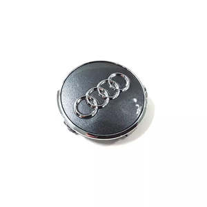 Enjoliveurs de roues chromés Audi 2017-2024, nouveaux, en ABS et aluminium, capuchons centraux PCD 112 mm, trou 5 (8W0-601-170) - Product Image 1