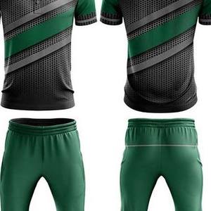 ชุดกีฬาสำหรับผู้ชายชุดเล่นคริกเก็ตแบบครึ่งแขนซักง่ายป้องกันริ้วรอยป้องกันแบคทีเรียปรับแต่งได้ทนทาน - Product Image 2