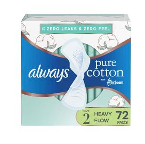 Serviettes hygiéniques jetables en coton pur à ailettes, taille 2, super absorbantes, lot de 72, haute qualité, offre spéciale - Product Image 5