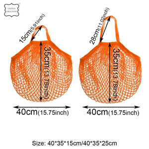 Cordon léger transparent lavable de sac de déchet de maille de coton organique réutilisable qui respecte l'environnement pour l'usage industriel d'achats - Product Image 4