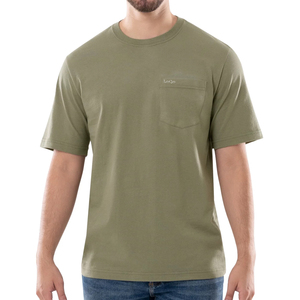 Camiseta de Punto Personalizada OEM de Lujo para Hombre, Talla Grande, 220 GSM, Algodón Transpirable de Secado Rápido, Camisetas Lisas de Alta Calidad - Product Image 4