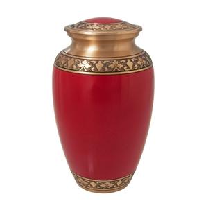 Urnes de crémation pour adultes en laiton de haute qualité avec gravure de blé urnes funéraires en métal fini marbre or et gris pour cendres humaines - Product Image 6