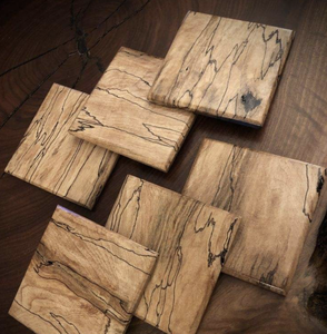 Custom Classic Eco-Friendly Round Wooden <b>Coasters</b> <b>for</b> Coffee Tea <b>Drink</b> with Sublimation - Product Image 1