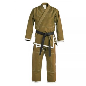 Conjuntos de Uniformes de Karate Unisex para Entrenamiento y Competición, Tejido Transpirable de Poliéster/Algodón, Ajuste Cómodo, Costuras Resistentes - Product Image 1