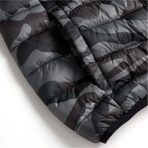 Chaqueta acolchada de hombre de alta calidad superventas, chaqueta acolchada de invierno con cuello levantado cómodo, logotipo frontal, envío DDP - Product Image 5