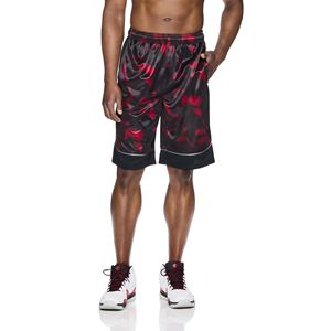 Short de basket-ball américain décontracté pour hommes Fitness Mesh Respirant Séchage rapide Solide Polyester/Spandex de haute qualité Cordon de serrage - Product Image 4