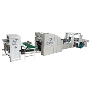 Máquina Formadora de Bolsas de Papel de Baja Densidad Totalmente Automática de Alta Velocidad, Fabricante de Bolsas de Alimentos con Fondo Cuadrado, con Motor PLC, Nueva - Product Image 3