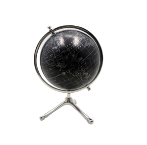 Globe décoratif de table de bureau de marbre en plastique de fer de haute qualité avec la main en gros en vrac - Product Image 2