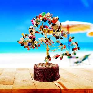 Gran oferta, árbol de cristal semiprecioso multichip de alta calidad para el hogar, la oficina o la decoración de Navidad - Product Image 6