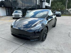 2021 Tesla Model Y Long Range AWD Totalmente opcional Caja de cambios automática usada Asientos de cuero R18 Neumáticos Left Dark Ready Shipping - Product Image 2