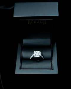 Anillo de Compromiso de Lujo de Plata de Ley 925 Chapado en Oro para Mujer, Joyería Fina - Product Image 3