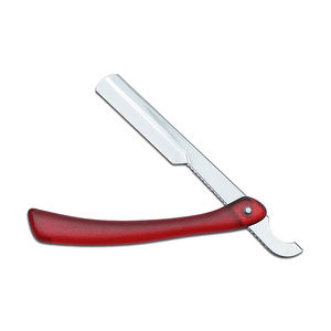 Red Straight Edge <b>Razor</b>, High Carbon Steel & Replaceable Blades for Barber & <b>Men</b> - Product Image 2