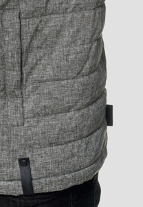 Padded Stand <b>Collar</b> Hooded High Quality Canvas Puffer <b>Jacket</b> for Unisex Winter Casual Wear Warm Zipper <b>Jacket</b> - Product Image 5
