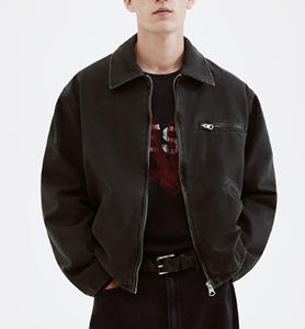 เสื้อแจ็กเก็ตผ้าแคนวาสแบบสลิมฟิตสำหรับผู้ชายทันสมัยทนทานและน้ำหนักเบา - Product Image 2