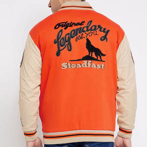 Veste universitaire tenue la plus populaire à prix bon marché veste de baseball Letterman à taux de gros fabricant pakistanais patchs de broderie - Product Image 4