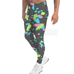 Legging de compression slim pour homme de qualité supérieure pour un style de vie actif - Vêtements de sport respirants à séchage rapide et écologiques - Product Image 3