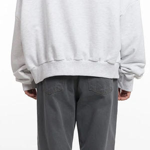 Couleur unie avec logo personnalisé, design à manches longues pour les acheteurs en gros, avec cordon de serrage pour la capuche / Sweat-shirt pour homme de haute qualité - Product Image 6