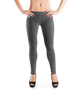 OEM women gym <b>leggings</b> breathable stretch fabric with custom logo printing suitable for promotions gifting and retail - Product Image 3