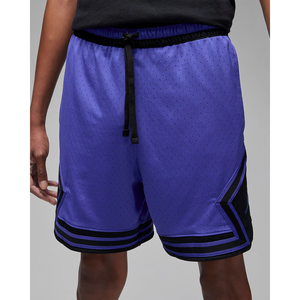 100% Polyester maille hommes diamant basket-ball Shorts confortable sec élastique ceinture solide Lapis noir rayures grande taille été - Product Image 1