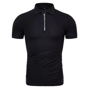 Camiseta deportiva de manga corta con cuello redondo y media cremallera de Golf para hombre, vintage, de moda, con patrón, de secado rápido y transpirable - Product Image 5