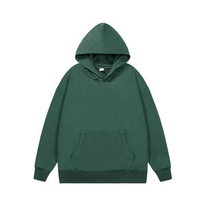 Logotipo personalizado ropa de calle de alta calidad 500 GSM 100% algodón polar grueso peso pesado suéter sudaderas con capucha de gran tamaño hombres - Product Image 6