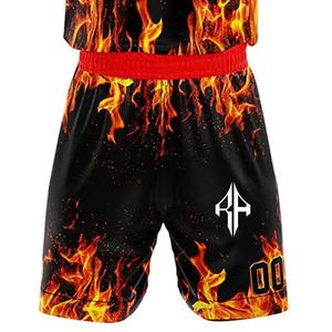 Nueva llegada personalizada Sublimación de baloncesto para hombres Premium Alta calidad 100% Material de poliéster Precios baratos para hombres - Product Image 6