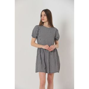 Vestido Casual Negro con Cuello Redondo Topshow, Producto al por Mayor - Product Image 5