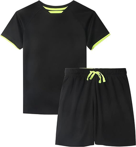 2025 nouveautés été ensemble court décontracté personnalisé hommes été 2 pièces t-shirt short ensemble coton fait séchage rapide ensemble court - Product Image 6
