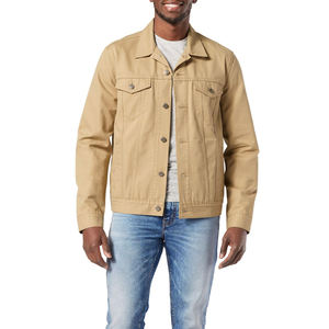 Chaqueta vaquera personalizada algodón de alta calidad abrigo vaquero abotonado logotipo personalizado precio de fábrica al por mayor - Product Image 1