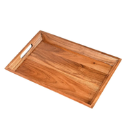Plateau en bois décoratif rond pour table Plateau en bois fabriqué et exporté par le fournisseur