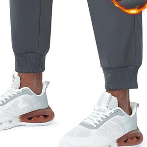 Jogger pantalons pour hommes Fitness coton pantalons pour hommes en gros cordon grande taille sport poches personnalisées pantalons de survêtement décontracté plat mi - Product Image 2
