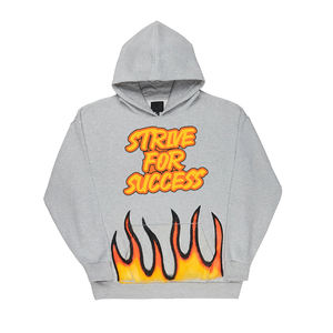 Pantalones de chándal apilados para hombre de Color gris, chándales, sudaderas con capucha, logotipos serigrafiados, chándal, pantalón acampanado con logotipo personalizado - Product Image 4