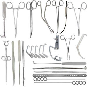 Juego de instrumentos quirúrgicos para amigdalectomía, 27 Uds., herramientas de cirugía ENT de acero inoxidable de alta calidad - Product Image 4