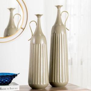 Classic Metal <b>Vase</b> <b>Set</b> for Multi-purpose Use in Premium Settings With Different Size White Powder Coated Finished Metal <b>Vase</b> - Product Image 1