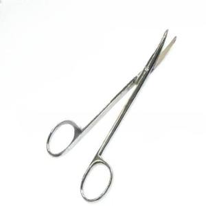 กรรไกรตัดโลหะแบบโค้งมนขนาด12.5ซม. ทำจากสแตนเลสกรรไกรตัดแบบพิเศษ - Product Image 1