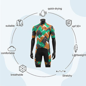 Ropa de Ciclismo de Diseño Moderno y Calidad, Maillots de Ciclismo Sostenibles con Estampado Personalizado, Uniforme de Ciclismo de Secado Rápido - Product Image 2