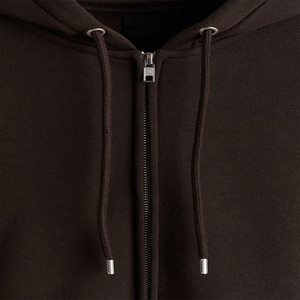 Sudaderas con Capucha de Forro Polar con Logotipo Personalizado para Hombre, de Alta Calidad, Estilo Holgado con Hombros Caídos, Cierre de Cremallera, Ropa Deportiva Urbana, OEM - Product Image 6