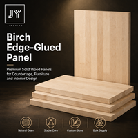Panneau en bois à grain clair pour tables, armoires, étagères décoratives et usage intérieur, panneau en bouleau à chants collés