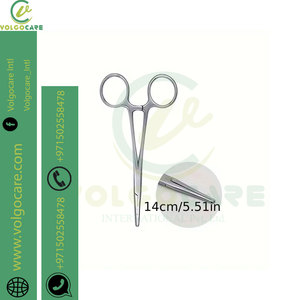 คีมหนีบเครื่องมือผ่าตัดทางทันตกรรมแบบ4.92in สแตนเลส - Product Image 2