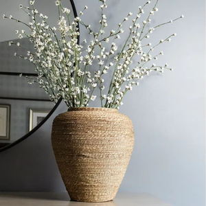 Jarrón de algas marinas naturales hecho a mano hecho en Vietnam material ecológico para decoración del hogar y decoración de vajilla al por mayor - Product Image 3