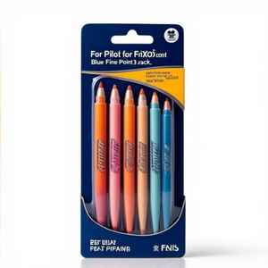 Recambios para Bolígrafo Pilot FriXion, Punta Fina Azul, Paquete de 3 - Product Image 2