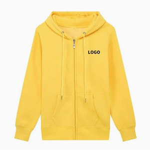 Logo personnalisé sweats à capuche zippés sweats pull-over épais vierge impression bouffante sweat à capuche lourd de haute qualité avec fermetures à glissière - Product Image 2