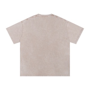 Oversized 100% Cotton Men's <b>T</b>-<b>Shirt</b> Drop Shoulder Acid Wash Design Logo Heavyweight Short Sleeve Casual Loose Fit Adult Clothing - Product Image 5