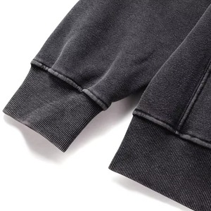 Logo personnalisé meilleur fabricant sweats à capuche lavés à la pierre pull impression personnalisée en gros lavage à l'acide sweats à capuche en gros pas cher - Product Image 3