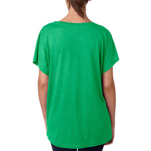 Camiseta de manga corta con hombros descubiertos y cuello redondo para mujer - Product Image 2